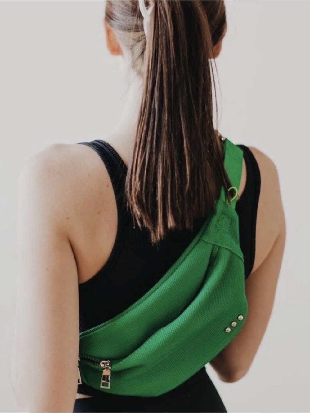 Green Crossbody Sling Bag for Women - Casual Everyday Carry